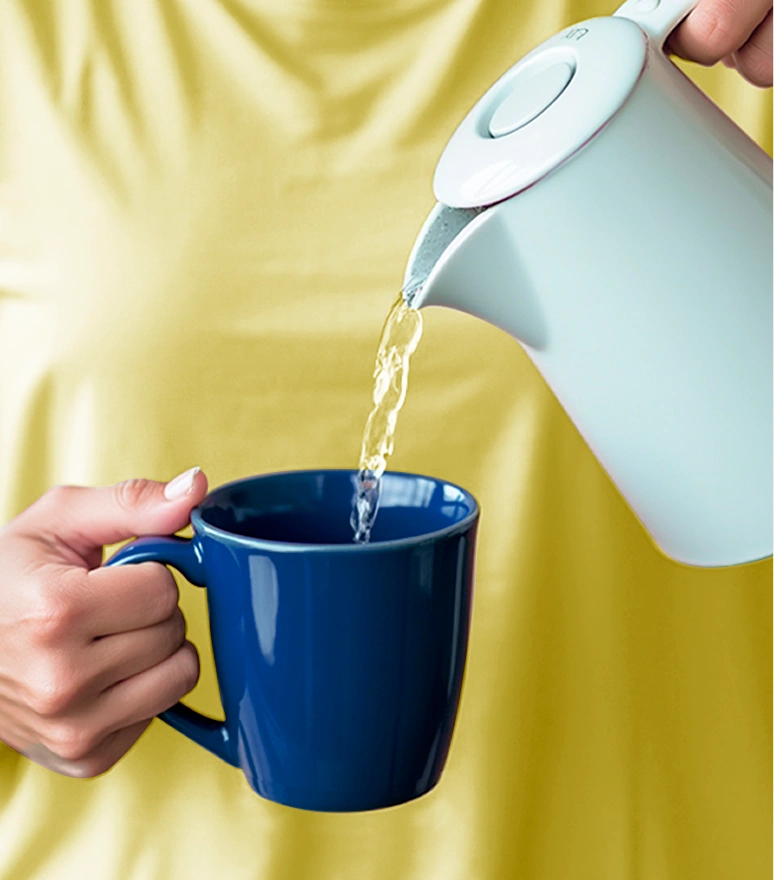 Растворяем в горячей воде